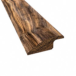 Prefinished Tobacco Road Acacia Hardwood 1/2 in thick x 2 in wide x 78 in Length Reducer